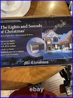 GE Mr Christmas Lights and Sounds of Christmas Musical Light Show With Box WORKS