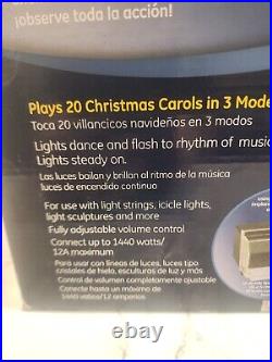 GE Pro-line Lights And Sounds Of Christmas Outdoor Control Plays XMAS carols