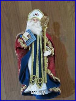 GLADYS BOALT Vintage Victorian Saint Nicholas Santa Tree Ornament 1997