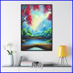 Gallery Canvas Wraps, Vertical Frame large painting, landscape