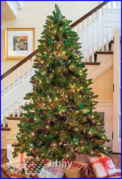 Garden Elements 7.5' Spruce Tree with 1200 Multi-Colored Lights