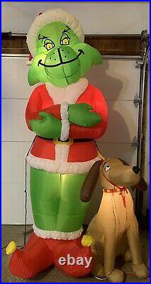 Gemmy 2004 Airblown Inflatable 8 Grinch with Max