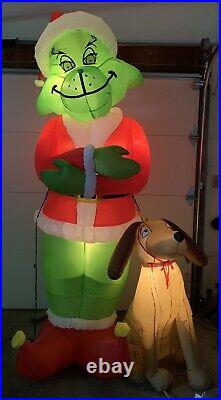 Gemmy 2004 Airblown Inflatable 8 Grinch with Max