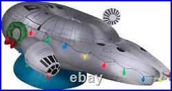 Gemmy Airblown Inflatable Disney Star Wars Millennium Falcon with Christmas Lights
