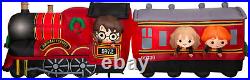 Gemmy Christmas Airblown Inflatable Hogwarts Express withLEDs Scene WB