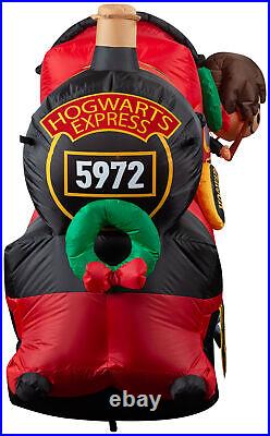 Gemmy Christmas Airblown Inflatable Hogwarts Express withLEDs Scene WB