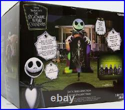 Gemmy Disney 9.5 ft Jack Skellington Living Projection Halloween Inflatable
