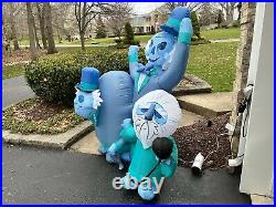 Gemmy Disney Haunted Mansion Airblown Inflatable Hitchhiking Ghosts Halloween 6
