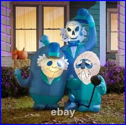 Gemmy Disney Haunted Mansion Airblown Inflatable Hitchhiking Ghosts Halloween 6