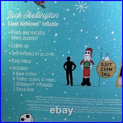 Gemmy Disney Nightmare Before Christmas, Giant 8.5FT Jack Skellington Inflatable
