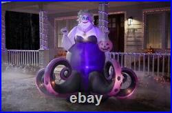 Gemmy Halloween Disney Little Mermaid Animated URSULA Airblown Yard Inflatable