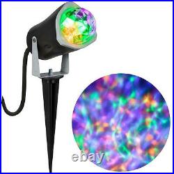 Gemmy LightShow Fire and Ice OPG Orange Purple Green Projection Stake Spot Light