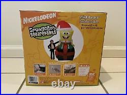 Gemmy Rare 8Ft Christmas Spongebob Squarepants Airblown Inflatable Yard Decor