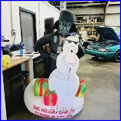 Gemmy Star Wars Darth Vader & Stormtrooper Christmas Airblown Inflatable 6 ft