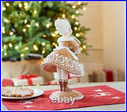Gingerbread Lace Baking Mrs. Claus Figurine by Valerie- Exquisite