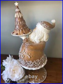 Gingerbread Santa Brown and White Icing Carrying Plate Dessert Cake Canada