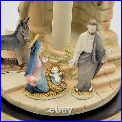 Goebel Olszewski Miniature Creche & Holy Family Donkey Mary Joseph Vintage 90s
