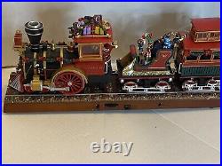 Gold Label Mr Christmas Santa's Express Train Animated Songs Holiday Tested