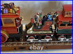 Gold Label Mr Christmas Santa's Express Train Animated Songs Holiday Tested