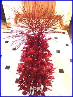 Gorgeous Original 80's Christmas Tree, Ornaments, 2 Toppers Kurt Adler Glass 5