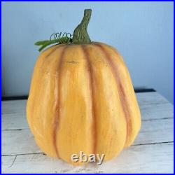 Grandin Road Set Of 3 Expression Pumpkins