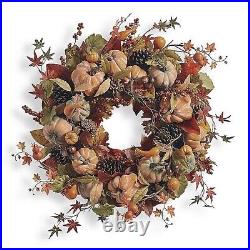 Grandin Road XL Fall Wreath Thanksgiving