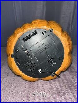HTF Rotten Patch Pumpkin LED Flamming Head With Timer New with tags