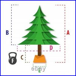Half Christmas Tree On A Real Trunk Premium Quality Diamond Pine Choinka Na Pniu