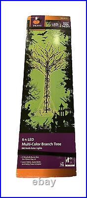 Halloween 6ft Branch Tree 360 Multicolor LED lights Home Accents Outdoor Decor