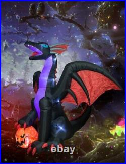 Halloween 8Ft Huge Dragon Decoration Inflatable are Suitable for Indoor