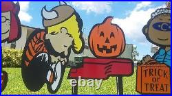 Halloween Great Pumpkin COMBO yard Snoopy with Charlie Brown, Lucy Decorations
