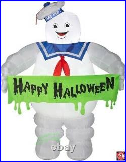 Halloween Inflatable Airblown Ghostbusters Stay Puft Banner 5 Ft Gemmy