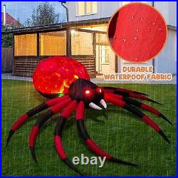 Halloween Inflatables Decorations Outdoor Yard 8FT Giant LED Rotating Lights