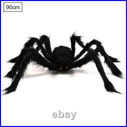 Halloween Large Black Spider Scary Haunted House Prop Party Decor Outdoor Indoor