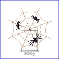 Halloween Pre-Lit 90 Twinkling Spider Web (S) Spiders Included FREE SHIPPING