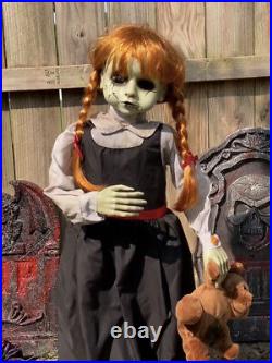 Halloween classics animated led Kreepy Kathryn Doll 3ft Home Accents Depot 2022