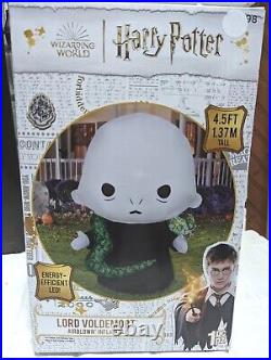 Harry Potter Inflatable Set of 4 Harry Potter Ron Hermione Voldemort 4.5 ft