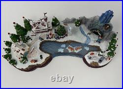 Hawthorn Village Rudolphs Christmas Cove Light Up Red-Nosed Reindeer Sculpture