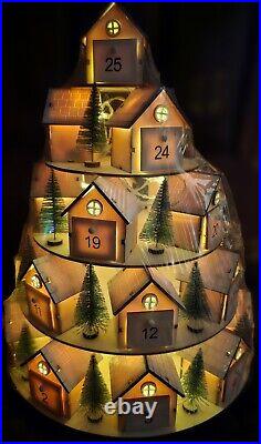 Hobby Lobby Light Up Rotating Advent Calendar Houses TikTok NEW! Quick Ship