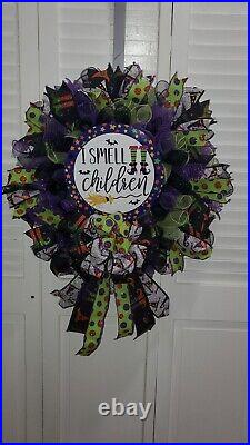 Hocus Pocus Wreath, Halloween wreath, Deco mesh wreath, Halloween decor