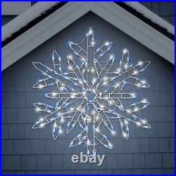 Holiday 35 Twinkling LED Lighted Winter Snowflake Christmas Outdoor Decor