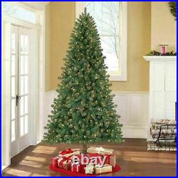 Holiday Time Duncan 7' Pre-lit Quick Set Fir Christmas Tree Green