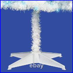 Holiday Time Pre-Lit 6.5' Madison Pine White Artificial Christmas Tree blue