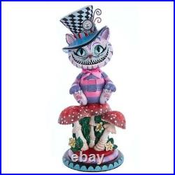 Hollywood Cheshire Cat Alice in Wonderland Christmas Nutcracker HA0573 15 Inch