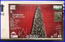Home Accents 9ft. Sparkling Amelia Pine LED Pre Lit Christmas Tree Brand NEW
