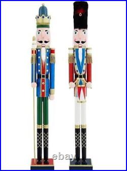 Home Accents Holiday 3.5 ft. Wooden Christmas Nutcracker (2-Pack) 22GB10120A