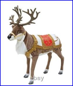 Home Accents Holiday 4.5 ft Animated Reindeer Christmas Animatronic Decoration