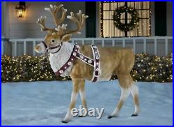 Home Accents Holiday 4.5ft LED Blow Mold Reindeer BUCK Decoration 2021