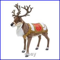 Home Accents Holiday 4 ft Animated Reindeer Christmas Animatronic Decoration NEW
