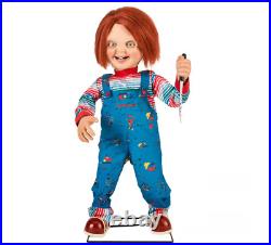 Home Accents Holiday Halloween 3.5 ft. Animated Chucky Doll NEW